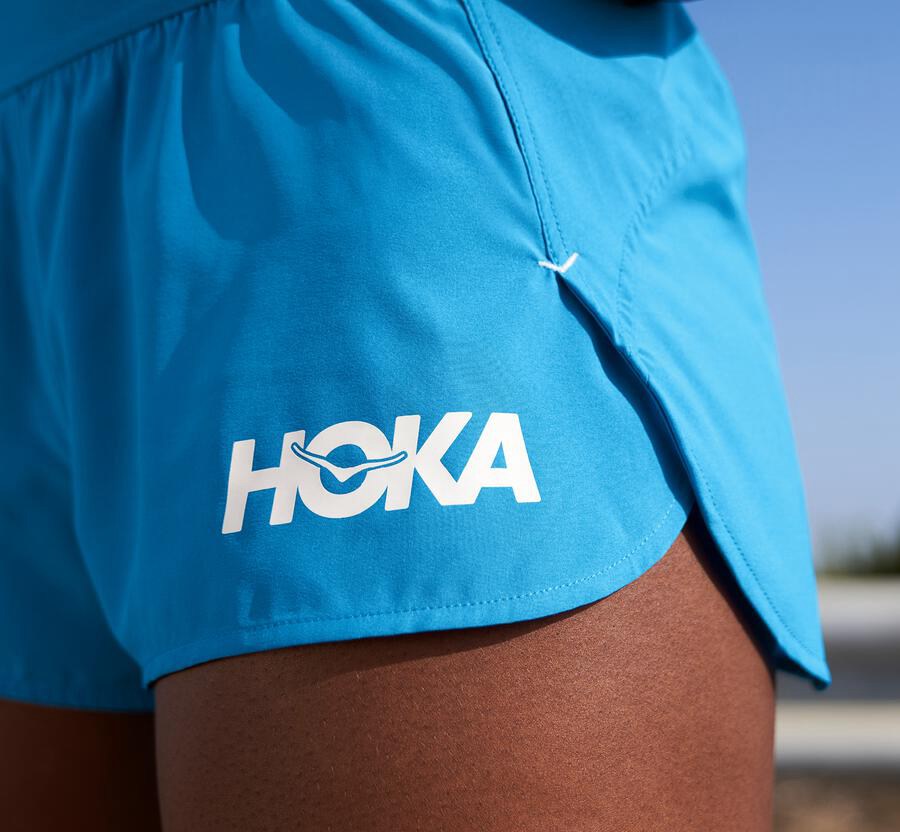 Hoka One One Shorts Dame - Performance - Blå - 765840LPN